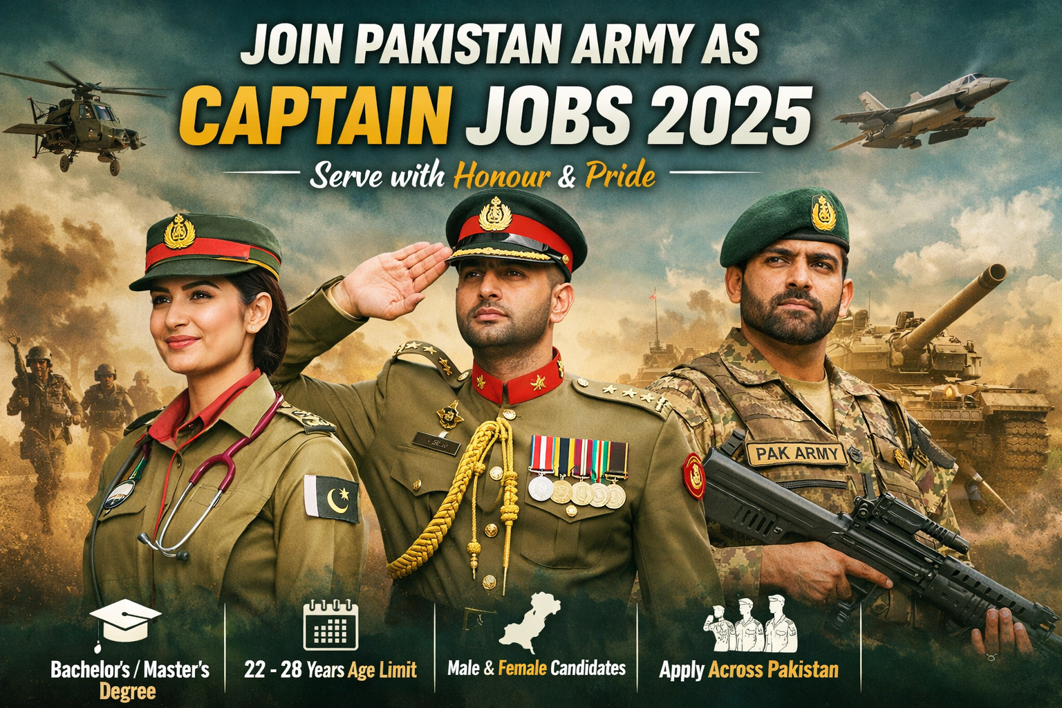 Pakistan Army as Captain Jobs 2025 Join Now