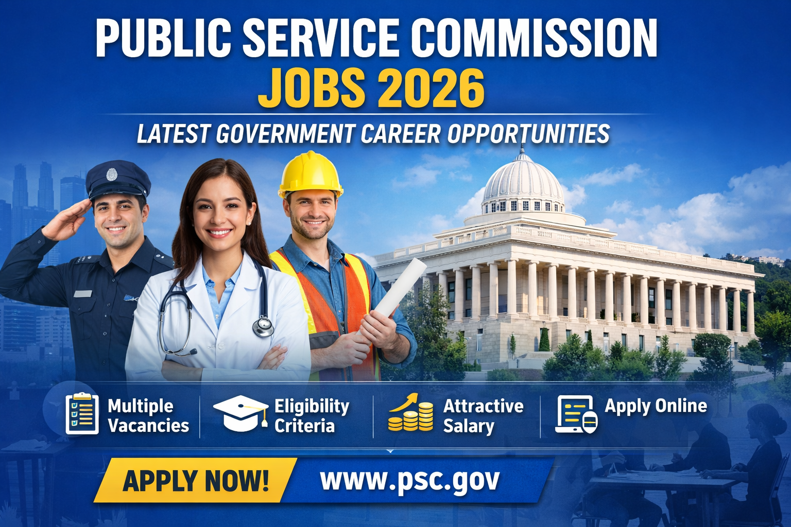 Public Service Commission Jobs 2026 – Latest Government Career Opportunities, Vacancies, Eligibility & Apply Guide