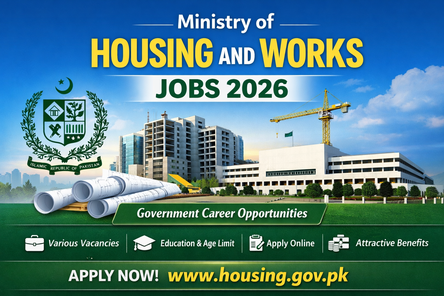 Ministry of Housing and Works Jobs 2026 – Career Opportunities & Complete Guide Join Now