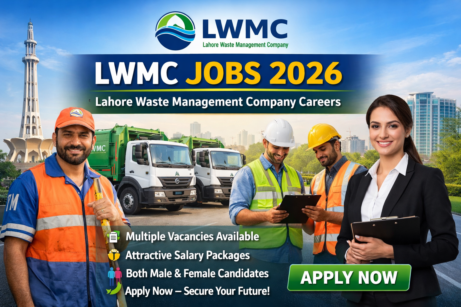 LWMC Jobs 2026 – Latest Lahore Waste Management Company Careers Opportunities