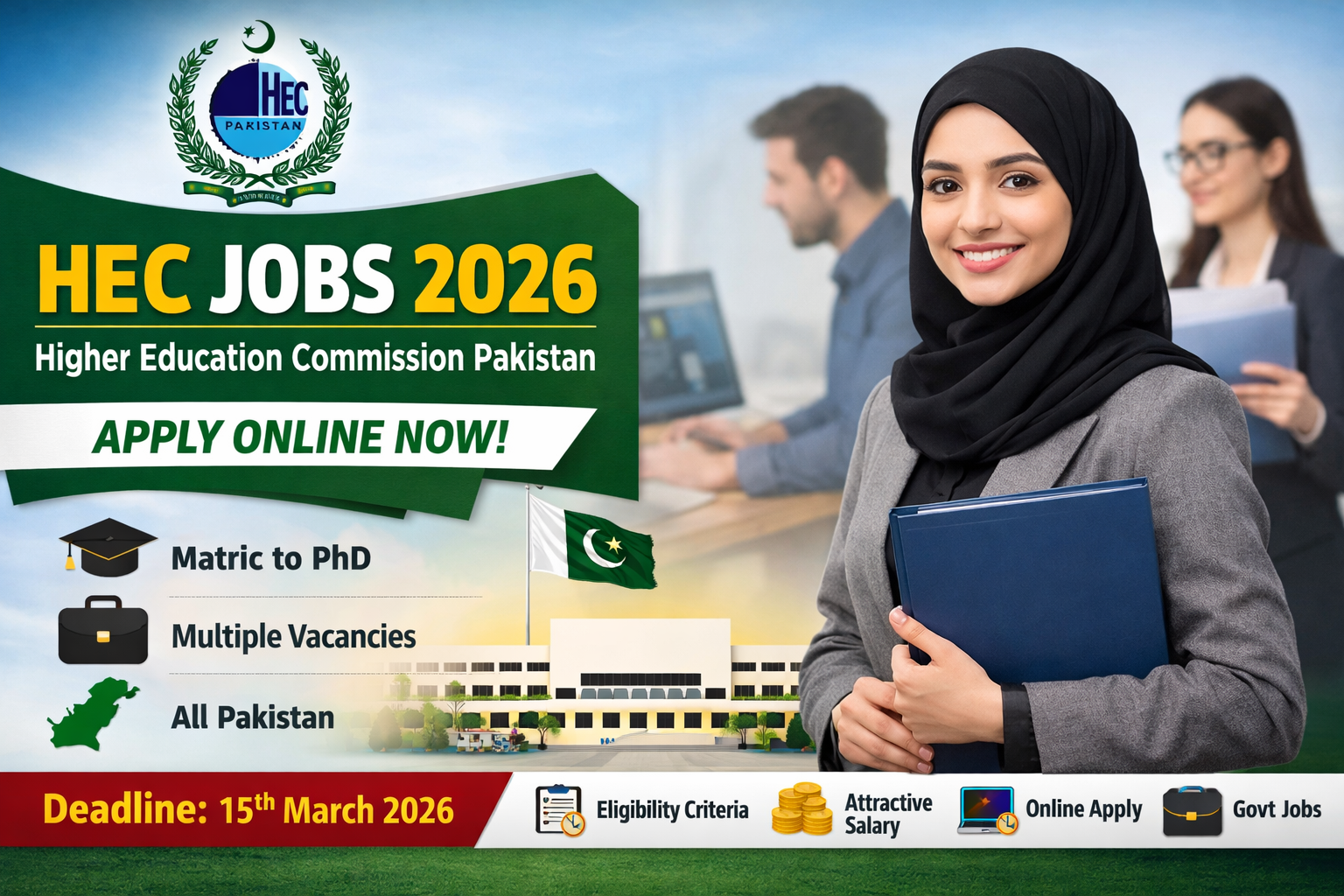 HEC Jobs 2026 – Latest Higher Education Commission Jobs 2026 Apply Online Join Now